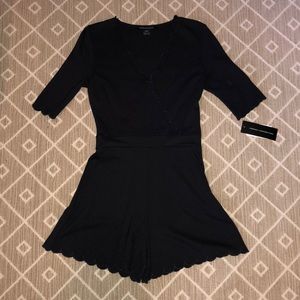 French Connection Scallop Romper